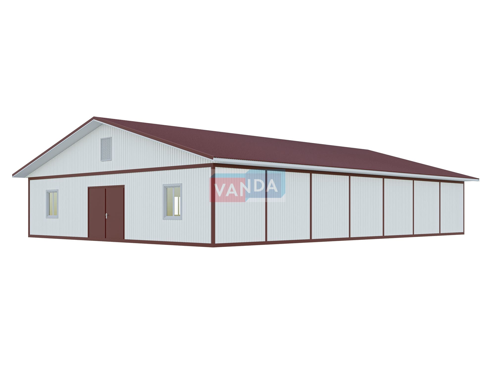 Проект модульного склада 12.0х16,8